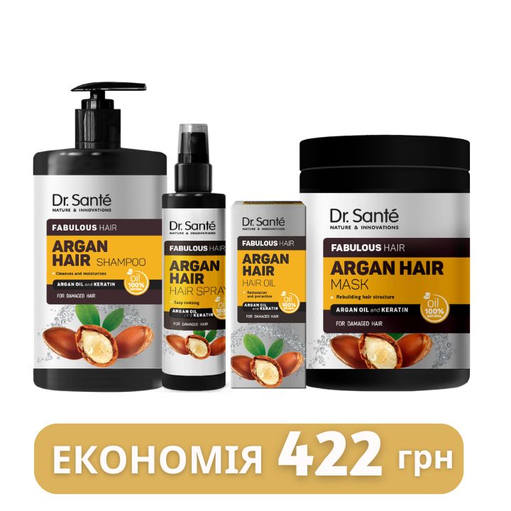 Набір Розкішне волосся Dr.Sante Argan Hair