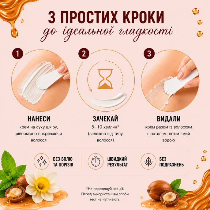 Крем для депіляції Lady Caramel 12в1 200 мл