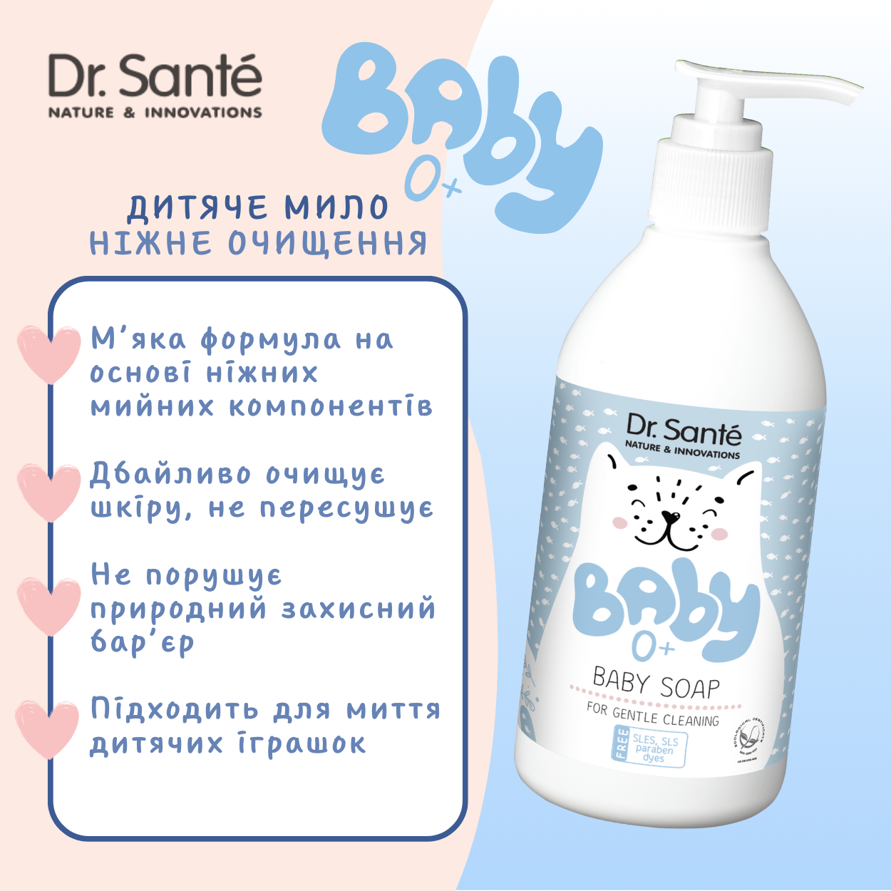 Дитяче мило Dr.Sante Baby 300 мл