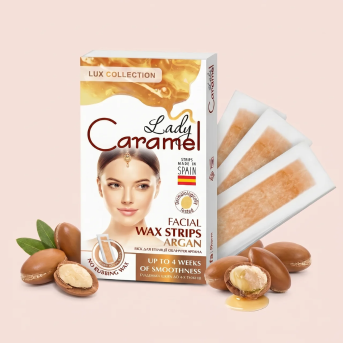 Віск для депіляції обличчя Lady Caramel Аргана