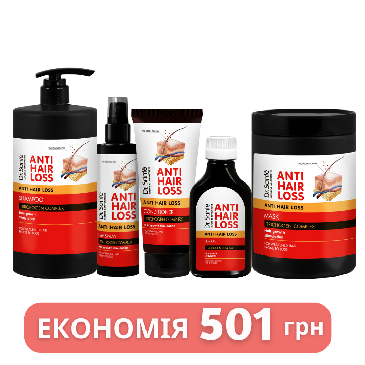 Набір Стимуляція росту волосся Dr.Sante Anti Hair Loss  Набір Стимуляція росту волосся Dr.Sante Anti Hair Loss