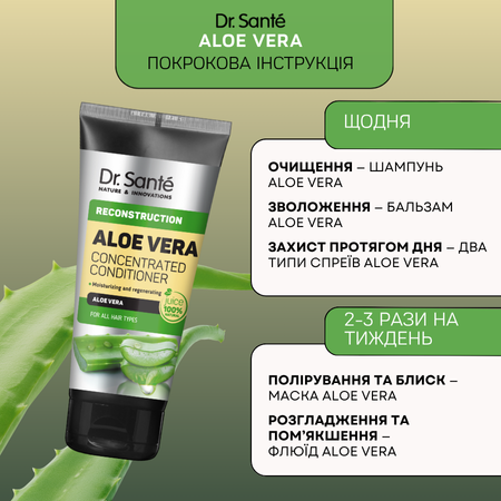 Набір Реконструкція волосся Dr.Sante Aloe Vera 