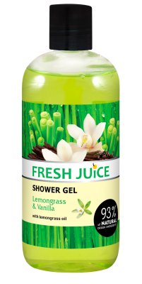 Гель для душа Fresh Juice Лемонграс і ваніль 500 мл