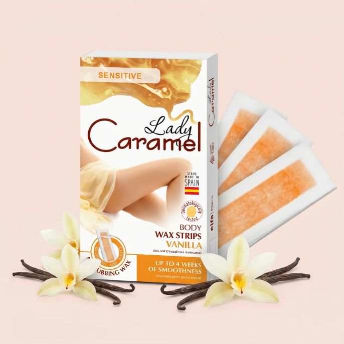 Віск для депіляції тіла Lady Caramel Ванільний 16 шт