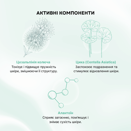 Набір по догляду за обличчям UKOI Cica Calm-Renewal з центелою