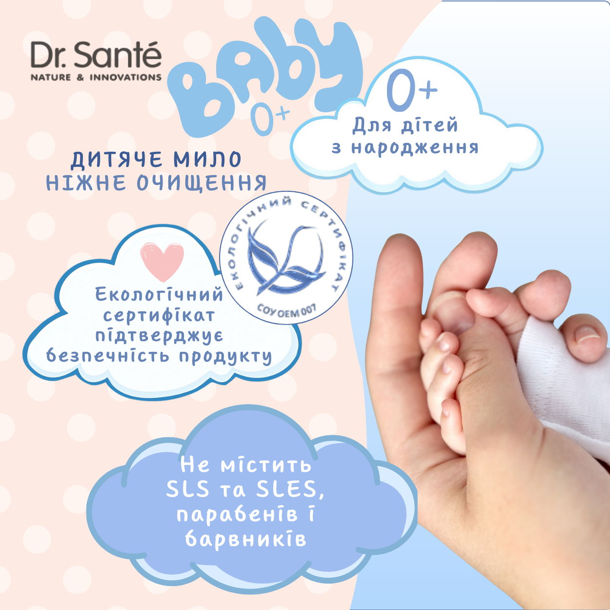 Дитяче мило Dr.Sante Baby 300 мл