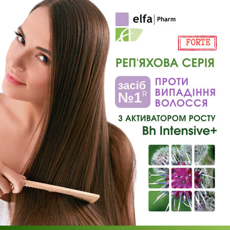 Набір Реп'яховий проти випадіння волосся Elfa Pharm  Набір Реп'яховий проти випадіння волосся Elfa Pharm