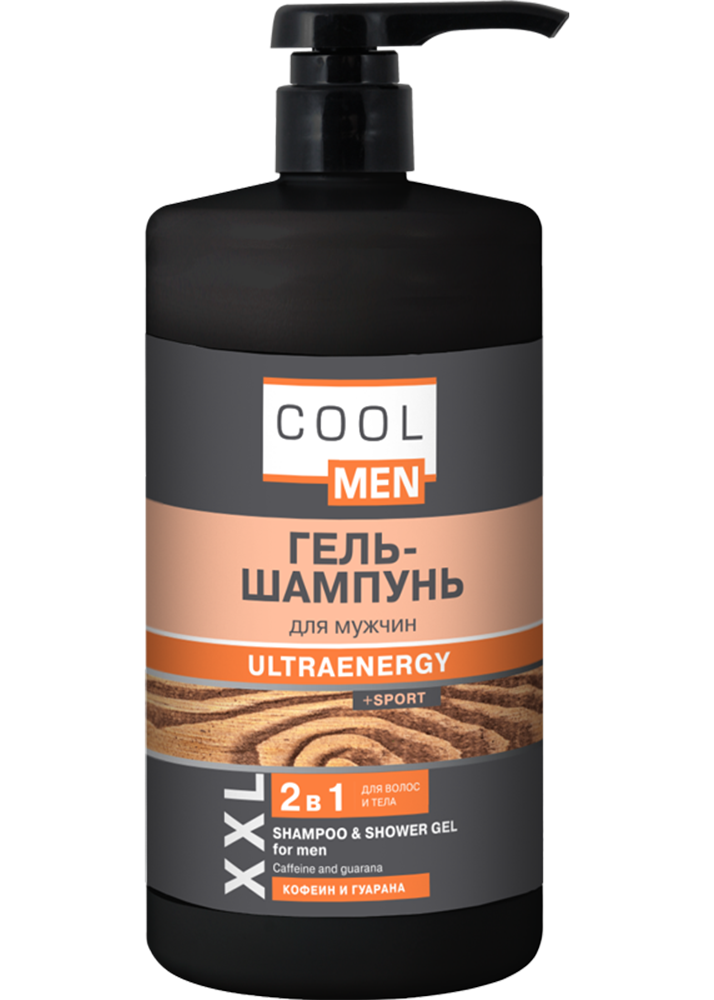 Гель-шампунь 2 в 1 Cool Men Ultraenergy 1000 мл