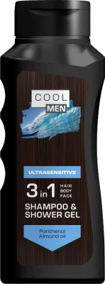 Гель-шампунь 3в1 Cool Men Ultrasensitive EN 400 мл