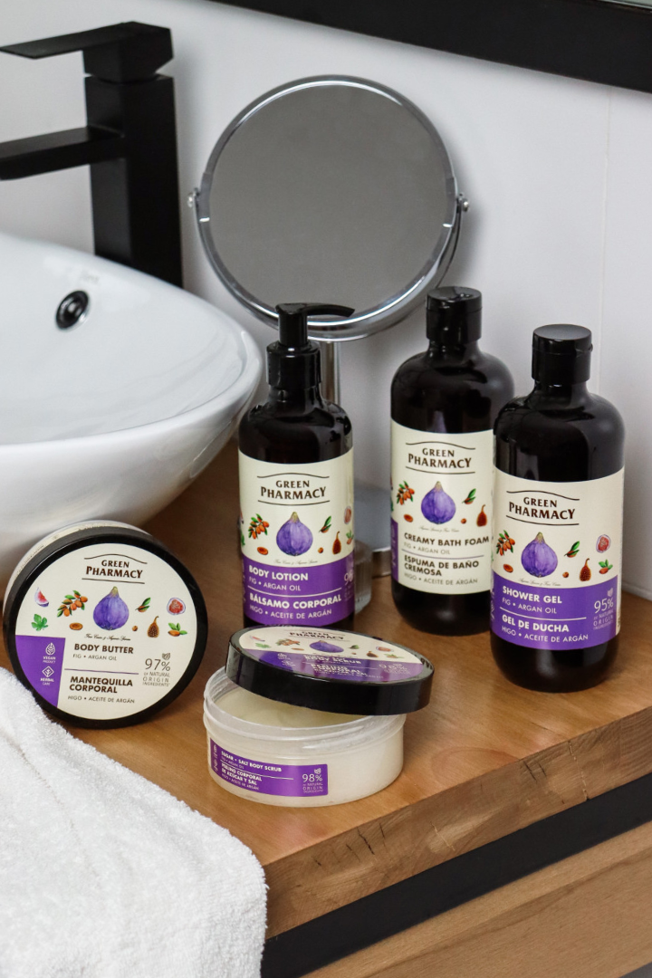 Набір для тіла Інжир та арганова олія Green Pharmacy Набір для тіла Інжир та арганова олія Green Pharmacy