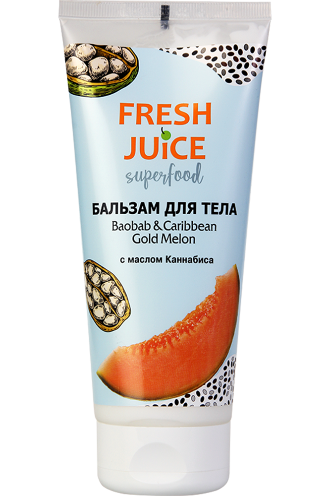 Бальзам для тіла Fresh Juice Superfood Baobab & Caribbean Gold Melon 200 мл
