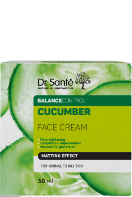 Крем для обличчя Dr.Sante Cucumber Balance Control матуючий ефект 50 мл
