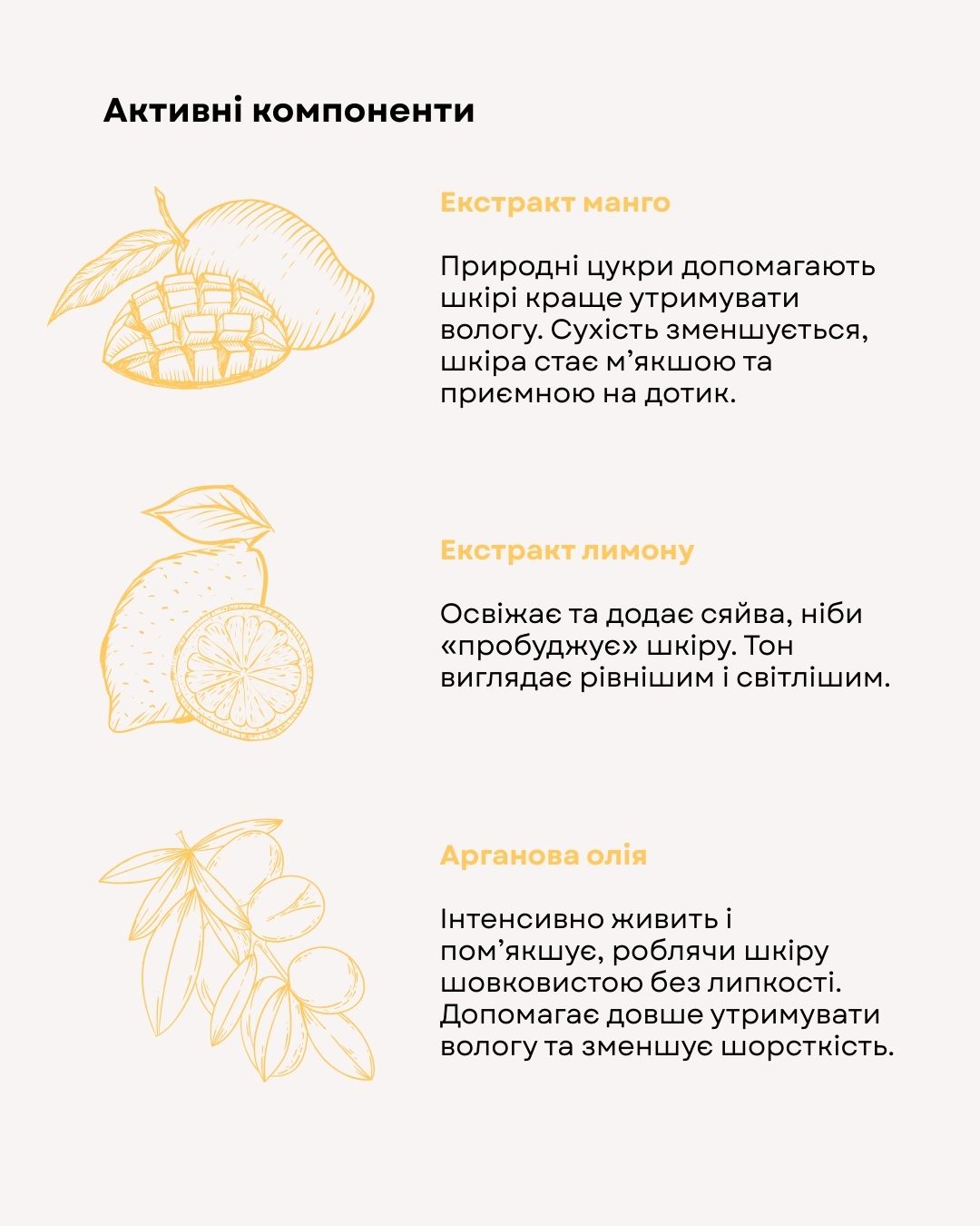 Набір для догляду за тілом Tropical Mango & Lemon Fresh Juice Набір для догляду за тілом Tropical Mango & Lemon Fresh Juice