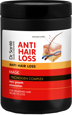 Маска Dr.Sante Anti Hair Loss Стимуляція росту волосся 1000 мл