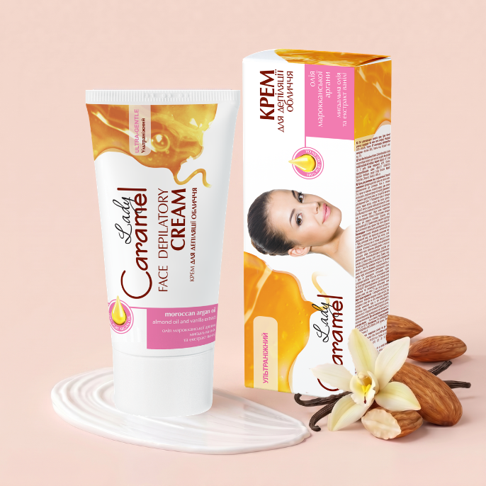 Крем для депіляції обличчя Lady Caramel 50мл
