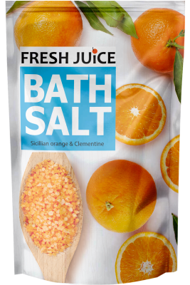 Сіль для ванн Fresh Juice Сицилійський апельсин і клементин дой-пак 500 мл