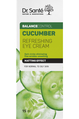 Крем під очі Dr.Sante Cucumber Balance Control освіжаючий 15 мл