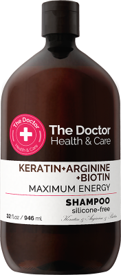 ШампуньThe Doctor Health&Care Keratin + Arginine + Biotin Максимум енергії 946 мл
