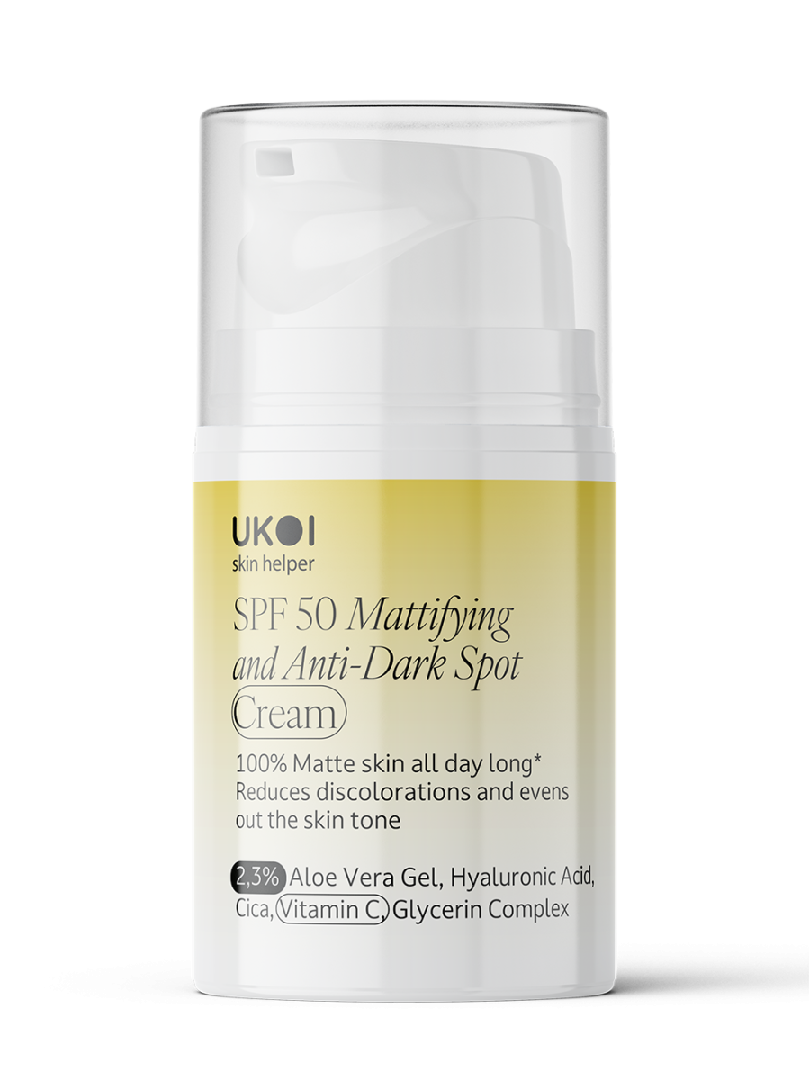 Матуючий крем проти пігментних плям UKOI SPF 50 мл