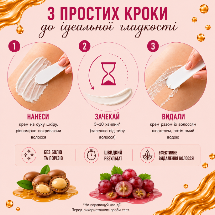 Крем для депіляції тіла в душі Lady Caramel 100 мл