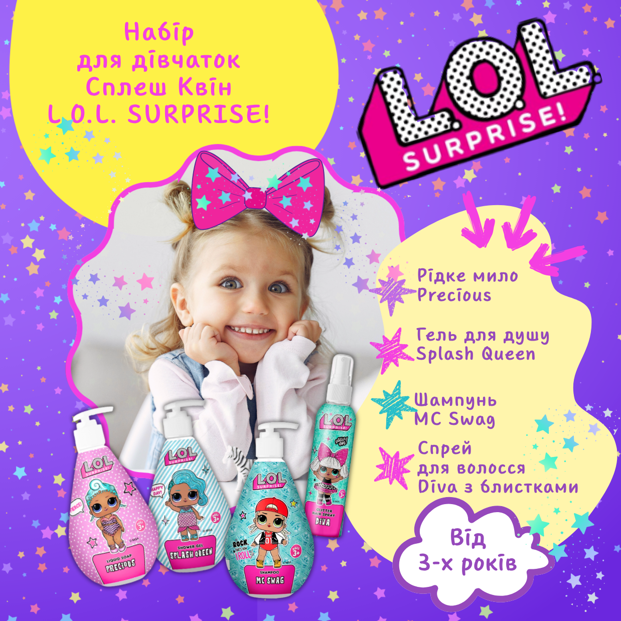 Набір для дівчаток Сплеш Квін L.O.L. SURPRISE!