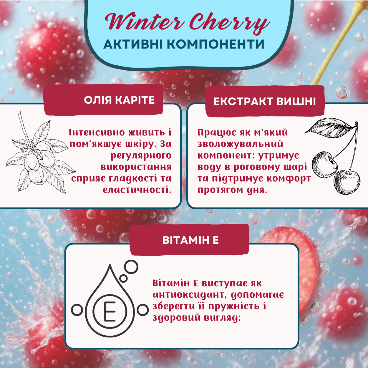 Бальзам для губ Fresh Juice Winter Cherry 3,6г  