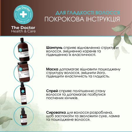 Набір для гладкості волосся The Doctor Health&Care
