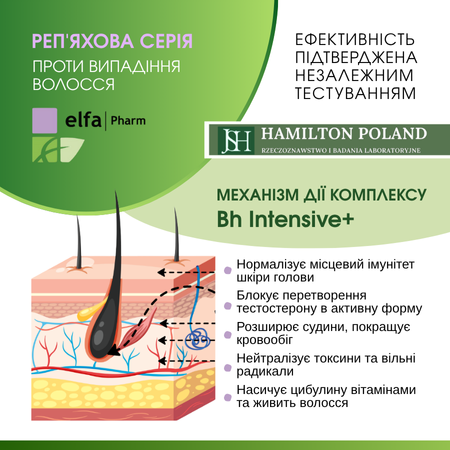 Набір Реп'яховий проти випадіння волосся Elfa Pharm  Набір Реп'яховий проти випадіння волосся Elfa Pharm