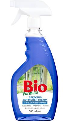 Засіб для миття скла BIO Formula з нашатирним спиртом 500 мл