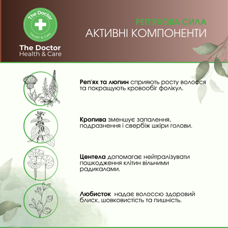 Набір для росту волосся The Doctor Health&Care 5 трав
