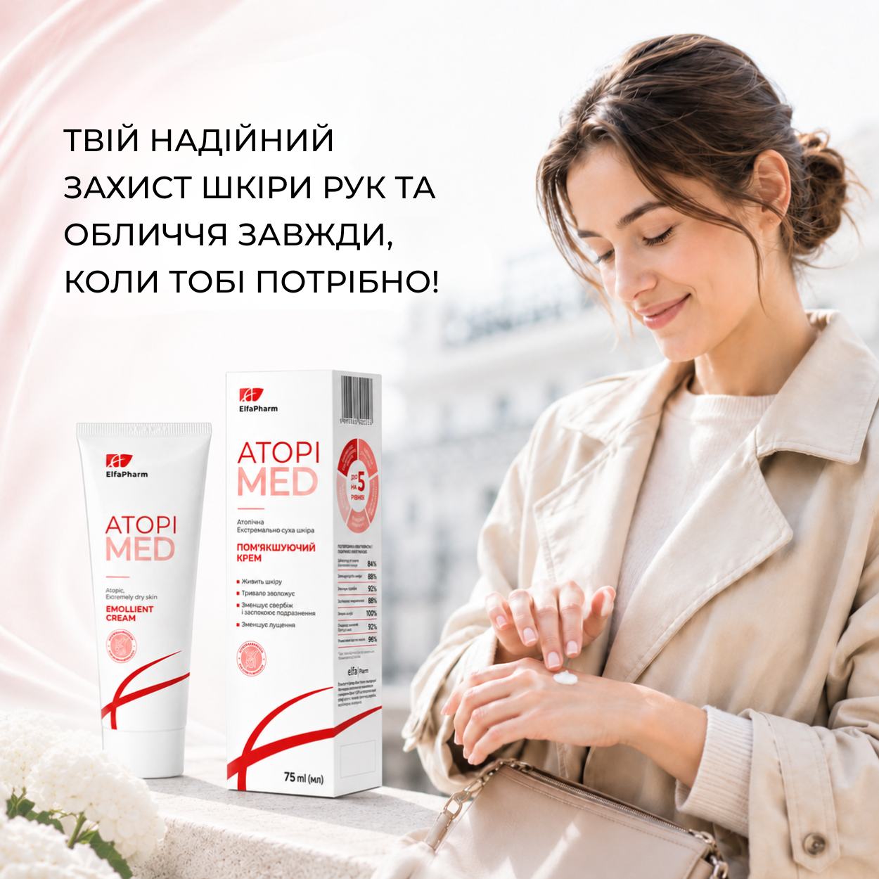 Пом'якшуючий крем Atopi Med 75 мл