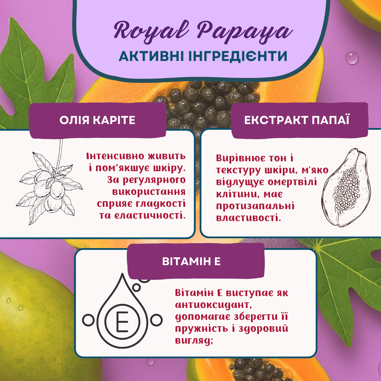 Бальзам для губ Fresh Juice Royal Papaya 3,6 г  