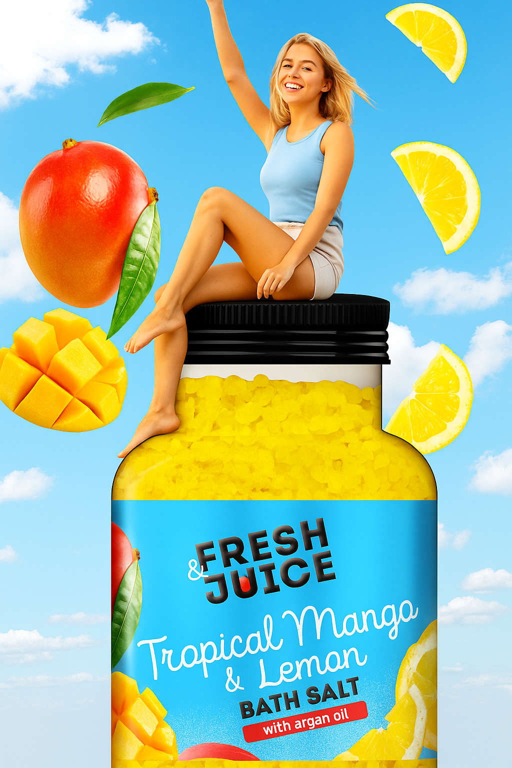 Набір для догляду за тілом Tropical Mango & Lemon Fresh Juice Набір для догляду за тілом Tropical Mango & Lemon Fresh Juice
