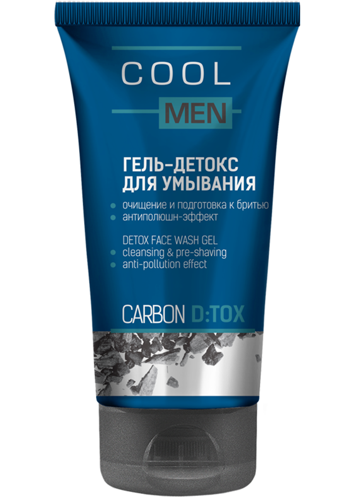 Гель-детокс для вмивання Cool Men Detox Carbon 150 мл