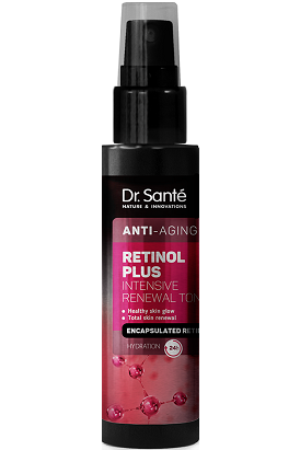 Інтенсивно-відновлюючий тонер Dr.Sante Retinol Plus 150 мл