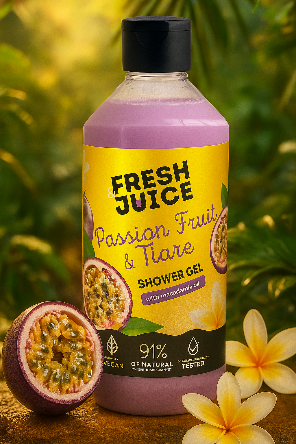 Набір для догляду за тілом Passion Fruit & Tiare Fresh Juice Набір для догляду за тілом Passion Fruit & Tiare Fresh Juice