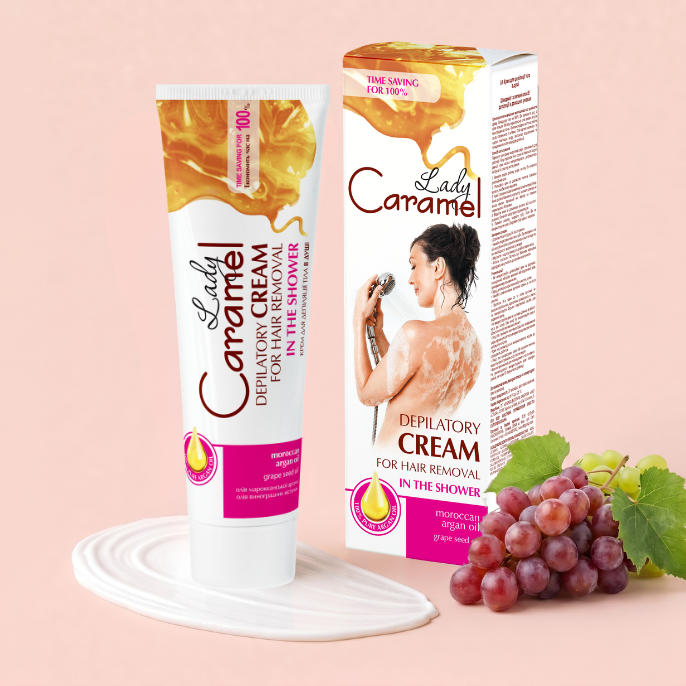 Крем для депіляції тіла в душі Lady Caramel 100 мл