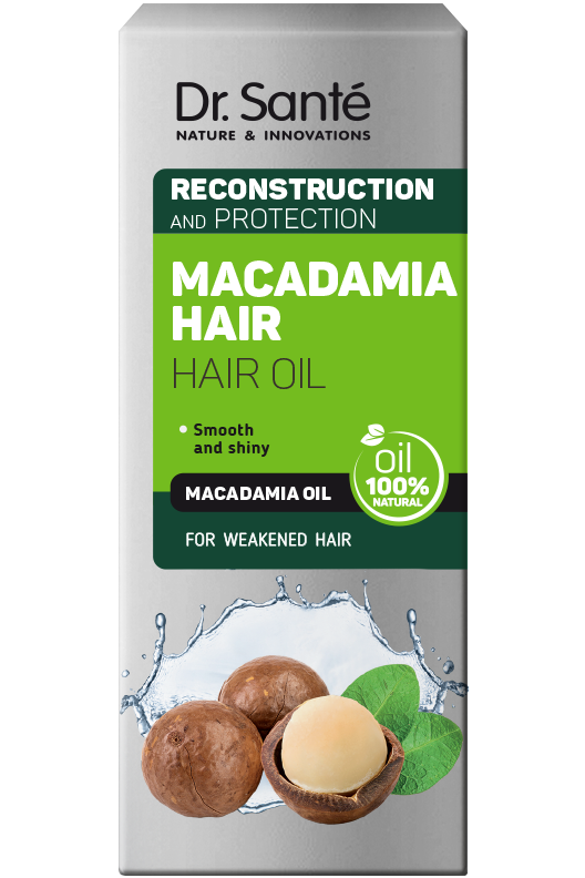 Масло для волосся Dr.Sante Macadamia Hair Відновлення та захист 50 мл