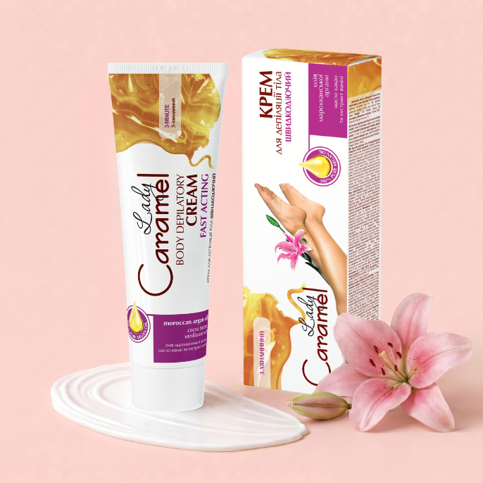 Крем для депіляції тіла Lady Caramel Швидкодіючий 100 мл