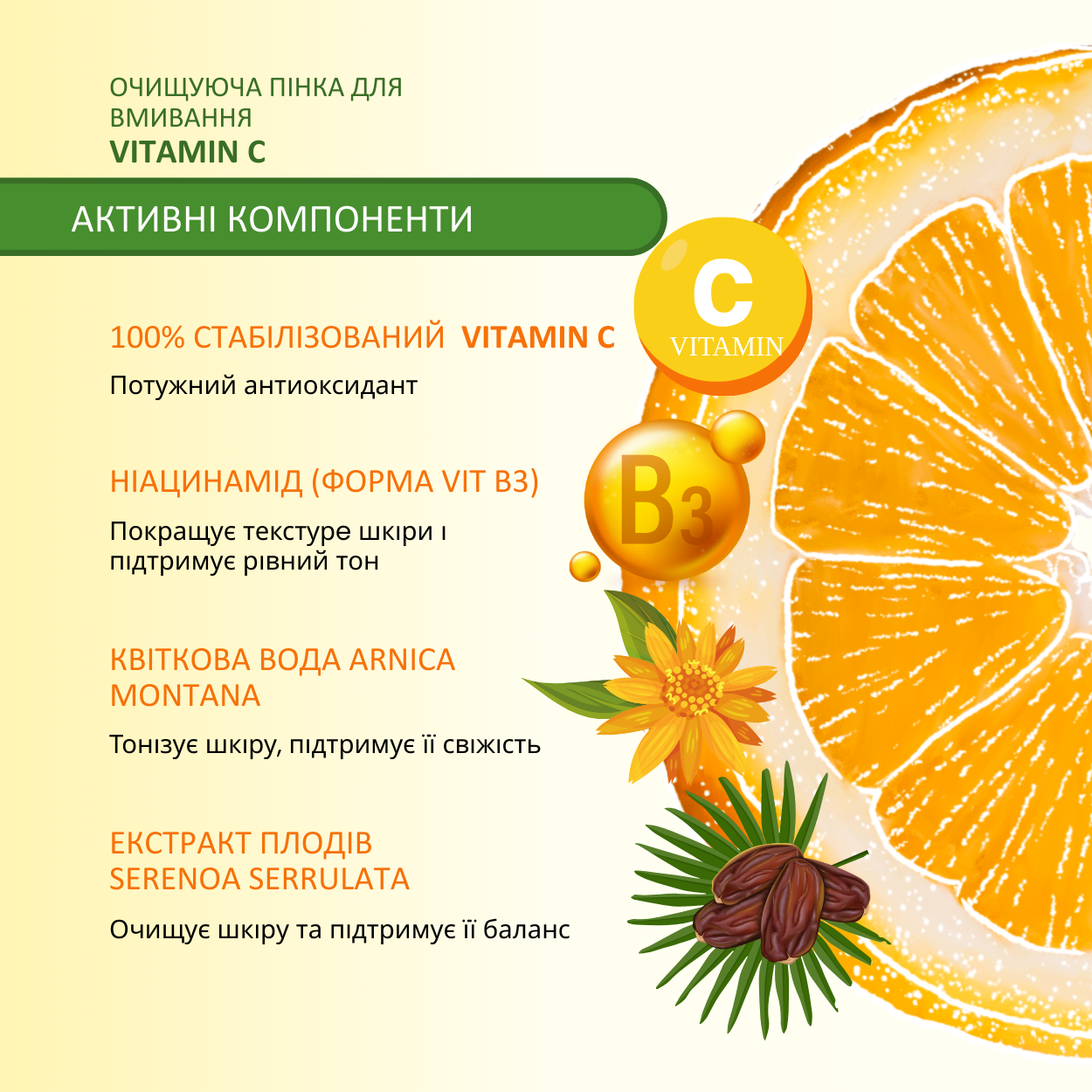 Очищуюча пінка для вмивання Dr.Santе Vitamin C 150 мл