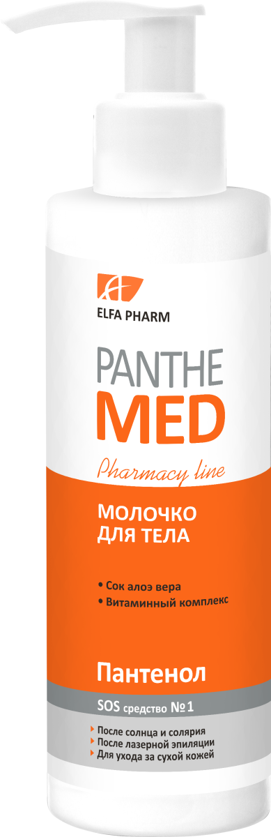 Молочко для тіла Elfa Pharm Panthe Med 400мл