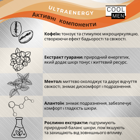 Набір Cool Men 3в1 Ultraenergy для чоловіків