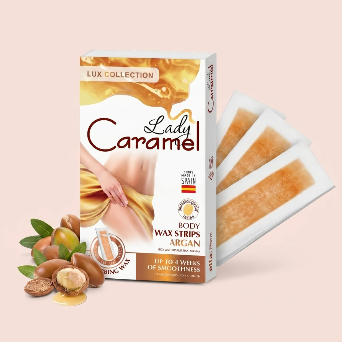 Віск для депіляції тіла Lady Caramel Аргана 16 шт