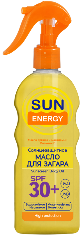 Олія для засмаги Sun Energy SPF 30 200 мл