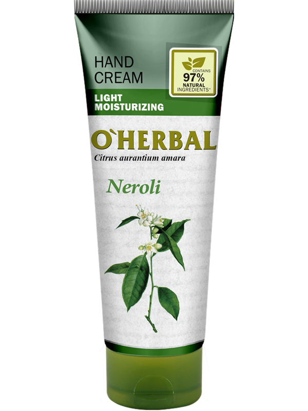Легкий крем для рук O'Herbal зволожуючий Неролі 75 мл Легкий крем для рук O'Herbal зволожуючий Неролі 75 мл
