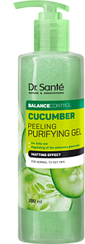 Гель-пілінг Dr.Sante Cucumber Balance Control для щоденного використання 200 мл Гель-пілінг Dr.Sante Cucumber Balance Control для щоденного використання 200 мл