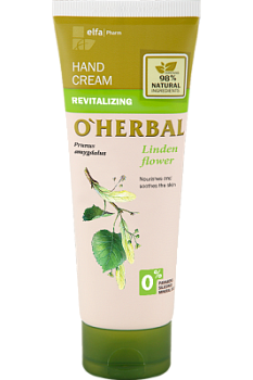 Крем для рук O'Herbal відновлюючий з екстрактом липового квітки 75 мл