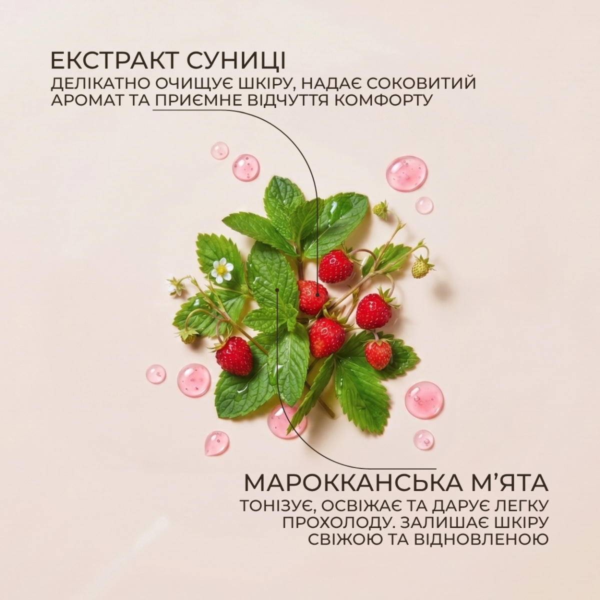 Гель для душу Green Pharmacy Cуниця та марокканська м҆ята 500 мл