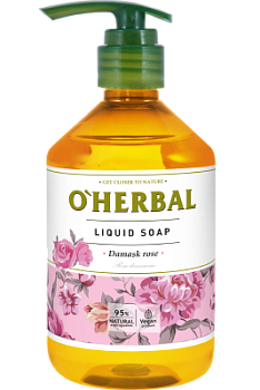 Рідке мило O'Herbal з екстрактом троянди 500 мл