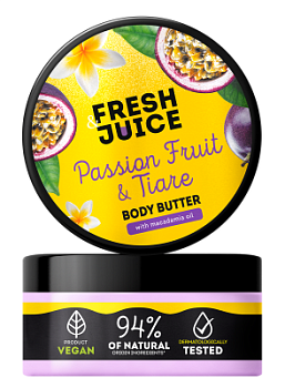 Крем-масло для тіла Fresh Juice Passion Fruit & Tiare 200 мл Крем-масло для тіла Fresh Juice Passion Fruit & Tiare 200 мл